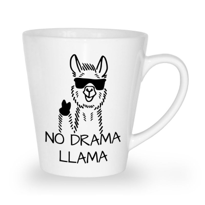 Blogerski kubek latte No drama Llama